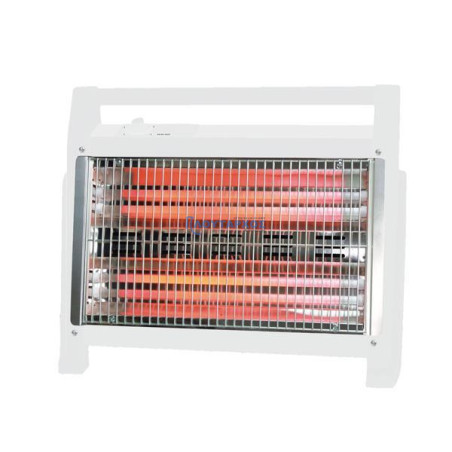 Θερμάστρα χαλαζία λευκή 1600W EUROLAMP EUROLAMP 920-29165