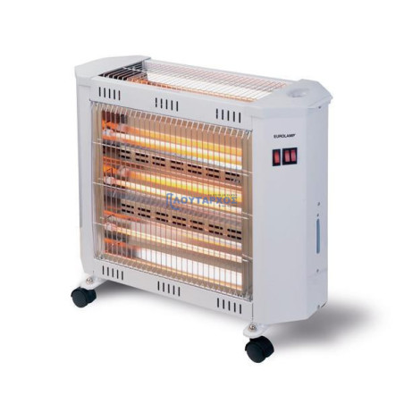 Θερμάστρα χαλαζία 3 σε 1 Eurolamp 2400W, με ανεμιστήρα και υγραντήρα σε λευκό χρώμα EUROLAMP 147-29151