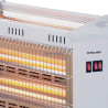 Θερμάστρα χαλαζία 3 σε 1 Eurolamp 2400W, με ανεμιστήρα και υγραντήρα σε λευκό χρώμα EUROLAMP 147-29151