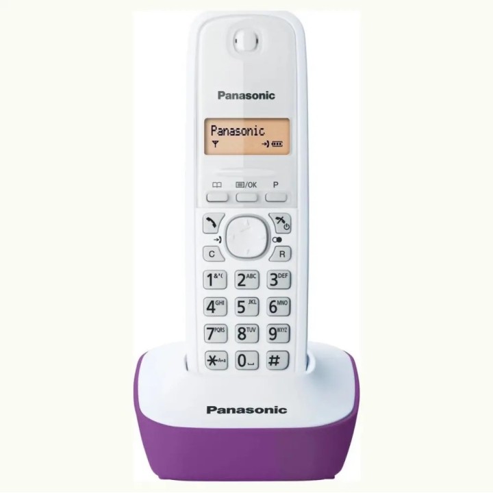Ασύρματη τηλεφωνική συσκευή μώβ TG1611 purple PANASONIC PANASONIC ASYR0004