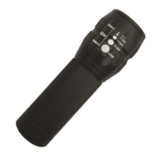 Φακός αδιάβροχος LED αλουμινίου με ZOOM μπαταρίας EUROLAMP EUROLAMP FAL0006