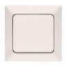 Διακόπτης χωνευτός απλός λευκός NEAD/EUROLAMP