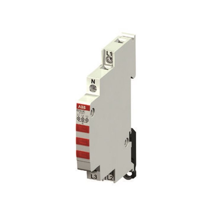 Ενδεικτική λυχνία τριπλή ράγας πίνακος τριφασική με LED πίνακος E219-3C ABB ABB E219