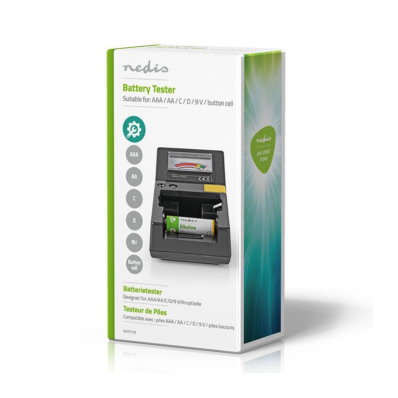 Αναλογικό tester μπαταριών πολλαπλών τύπων ΓΕΝΙΚΗΣ ΧΡΗΣΗΣ ΓΕΝΙΚΗΣ ΧΡΗΣΗΣ BATTEST0002