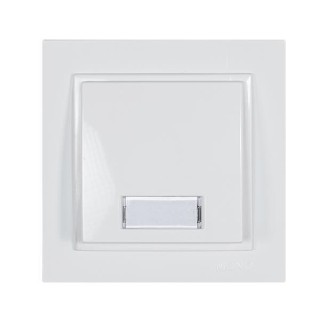 copy of Διακόπτης χωνευτός απλός λευκός ANESTECH