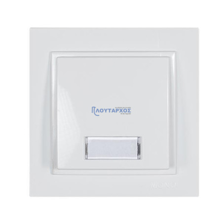 Μπουτόν κουδουνιού με λυχνία λευκό EUROLAMP EUROLAMP 152-10111