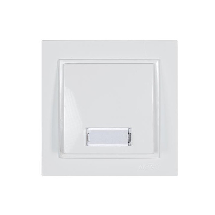 Μπουτόν κουδουνιού με λυχνία λευκό EUROLAMP EUROLAMP 152-10111