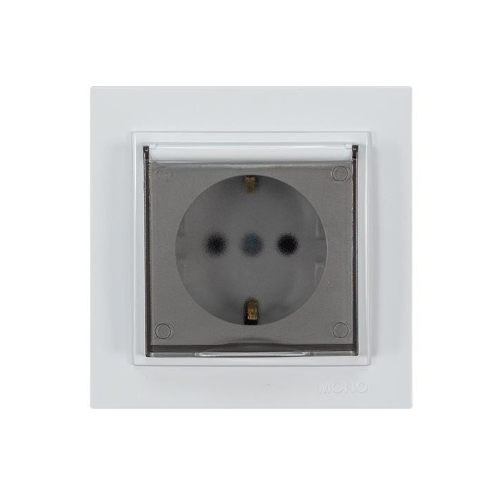 copy of Διακόπτης χωνευτός διπλός K/R λευκός ANESTECH