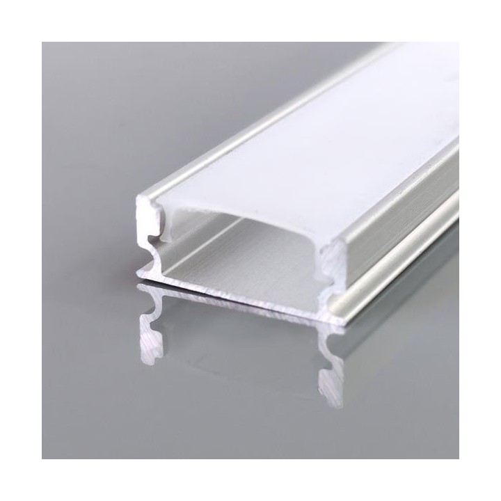 Προφίλ αλουμινίου χωνευτό για ταινία Led 2000*24,7*16,8 90° EUROLAMP PLED167650