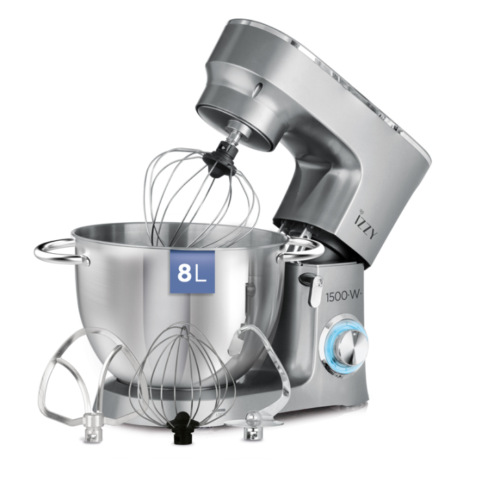 Αναδευτήρας κουζινομηχανής New Grey 1500W 8Lt IZ-1503 IZZY original IZZY KAND0016