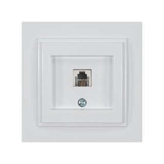 copy of Διακόπτης χωνευτός διπλός K/R λευκός ANESTECH