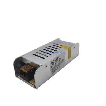 Τροφοδοτικό μεταλλικό slim 12V DC 60W IP20 EUROLAMP 145-71014