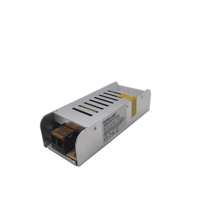 Τροφοδοτικό μεταλλικό slim 12V DC 60W IP20 EUROLAMP 145-71014