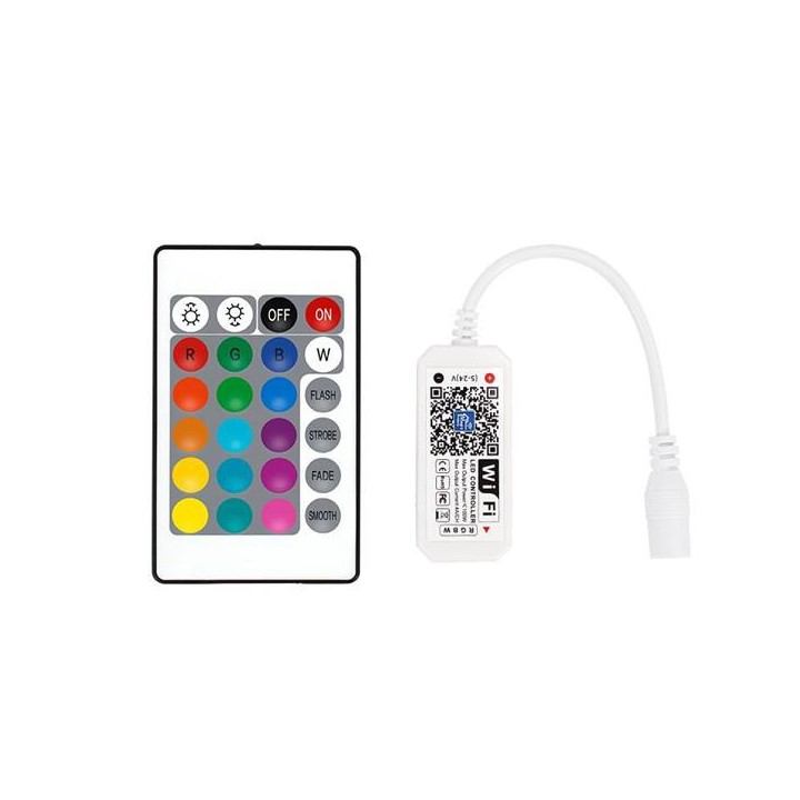 Ασύρματο controller rf wifi και Bluetooth RGBW DC5-24V, 4CH EUROLAMP ΓΕΝΙΚΗΣ ΧΡΗΣΗΣ 145-70621