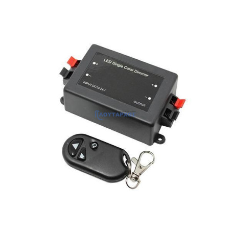 Ασύρματο dimmer led για μονόχρωμη ταινία 12V DC 96W/12V DC 192W EUROLAMP ΓΕΝΙΚΗΣ ΧΡΗΣΗΣ 145-71400