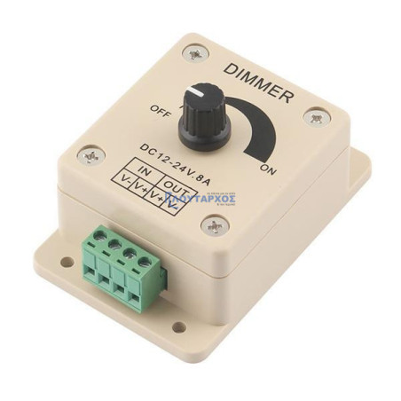 Dimmer led για μονόχρωμη ταινία 12V/24V EUROLAMP ΓΕΝΙΚΗΣ ΧΡΗΣΗΣ 145-71405