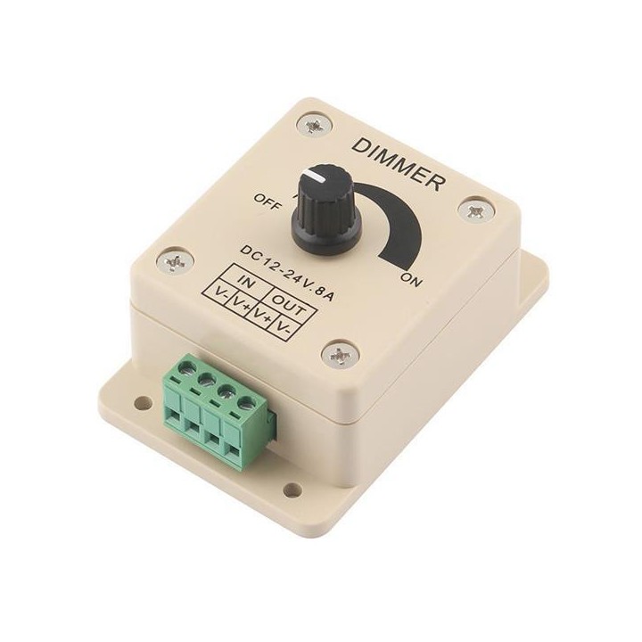 Dimmer led για μονόχρωμη ταινία 12V/24V EUROLAMP ΓΕΝΙΚΗΣ ΧΡΗΣΗΣ 145-71405