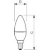 Λάμπα led κερί 4.9W E14 B35 6500Κ LEDVANCE OSRAM C374.965LD