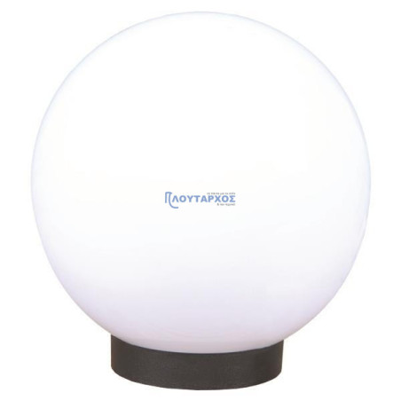 Πλαστικός γλόμπος PMMA Φ25 γάλακτος με γρίφα EUROLAMP EUROLAMP 153-55301