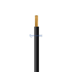 Καλώδιο NYAF ΗΟ5V-K 1Χ1mm² μαυρό ΓΕΝΙΚΗΣ ΧΡΗΣΗΣ NYA0125BLU