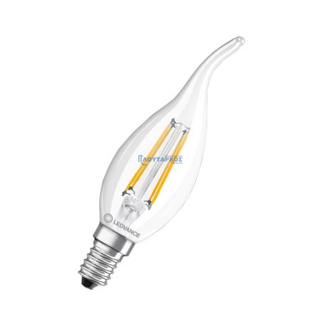 Λάμπα κερί LED Filament 4W 2700K E14 με τσουνί OSRAM 4099854069475