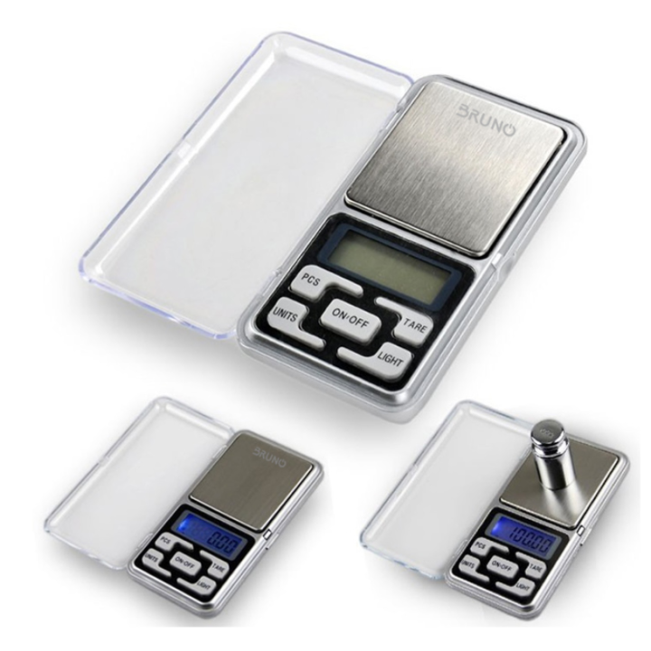 Ζυγαριά μίνι ακριβείας ηλεκτρονική ασημί ΓΕΝΙΚΗΣ ΧΡΗΣΗΣ  BRN-0076