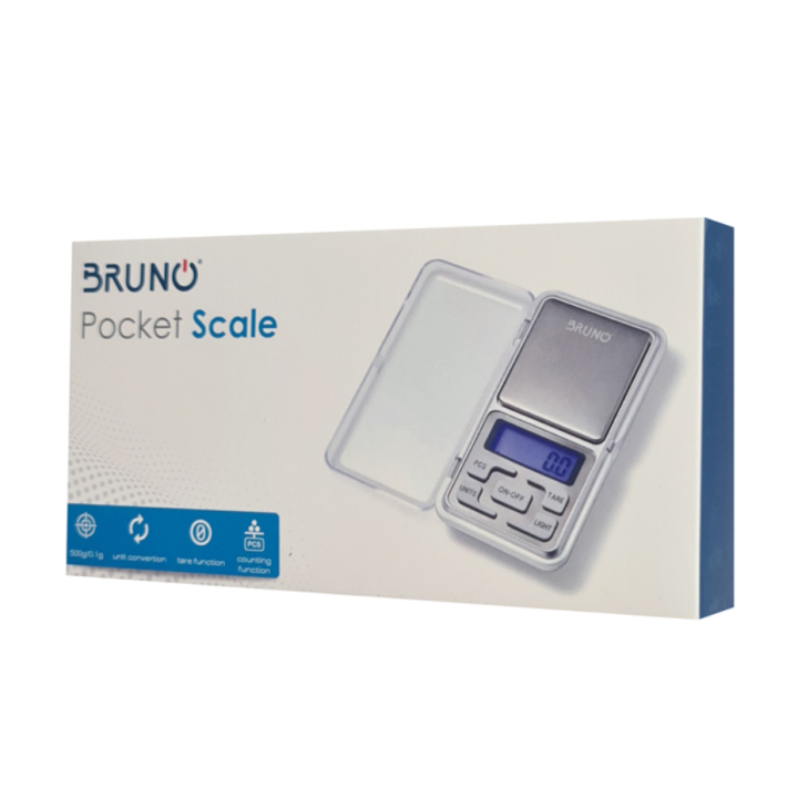 Ζυγαριά μίνι ακριβείας ηλεκτρονική ασημί ΓΕΝΙΚΗΣ ΧΡΗΣΗΣ  BRN-0076