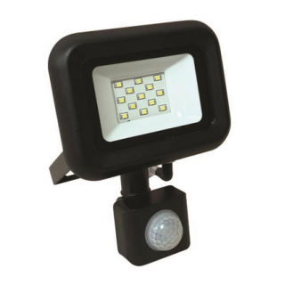 Προβολέας LED smd με περιστρεφόμενο ανιχνευτή κίνησης 10W IP44 4000K EUROLAMP EUROLAMP 147-69631