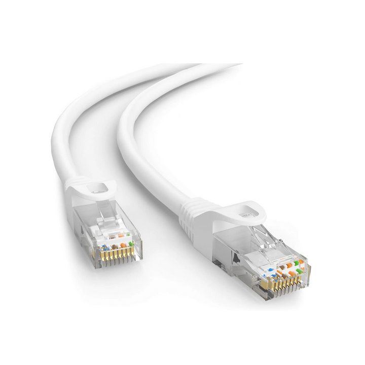 Καλώδιο δικτύου CAT6 UTP patch cord 7.5m σε λευκό χρώμα ΓΕΝΙΚΗΣ ΧΡΗΣΗΣ UTP0011W