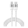 Καλώδιο φόρτισης και μεταφοράς δεδομένων Type-C σε Lightning 1m λευκό