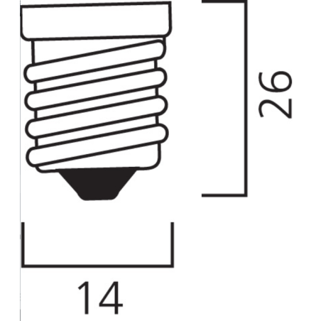 Λάμπα led σφαιρική 7W E14 G45 2700Κ PHILIPS EUROLAMP G45727E14PH