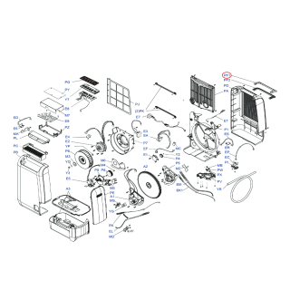 Λαβή άνω αφυγραντήρα DELONGHI original DELONGHI AF0002