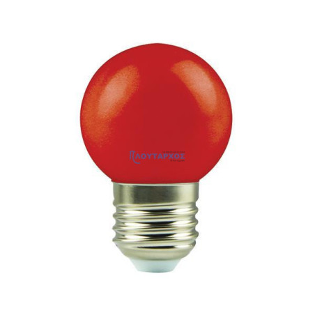 Λάμπα led σφαιρική 1.8W E27 G45 ΚΟΚΚΙΝΗ EUROLAMP EUROLAMP G451.8RED