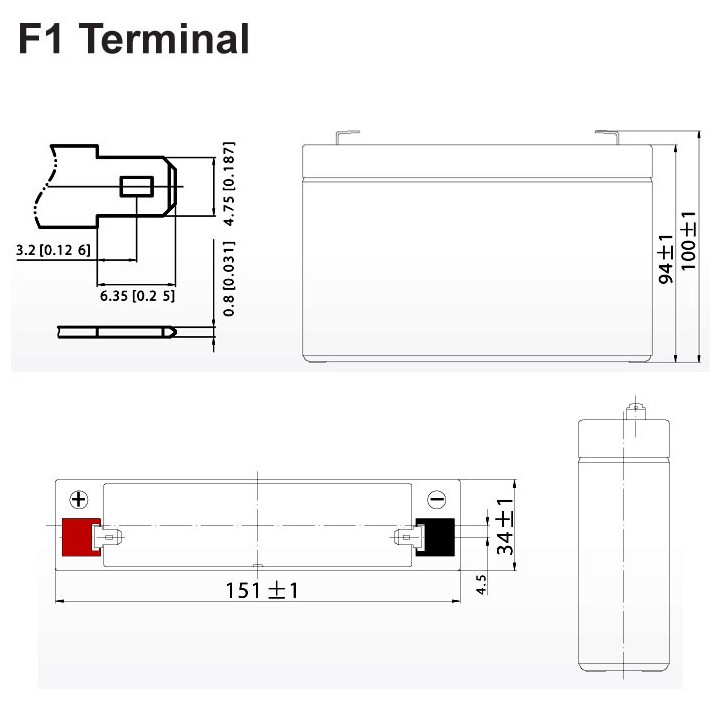 Μπαταρία μολύβδου 6V 7AHh κλειστού τύπου ΓΕΝΙΚΗΣ ΧΡΗΣΗΣ ΓΕΝΙΚΗΣ ΧΡΗΣΗΣ BMOL0012