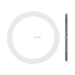 Φωτιστικό χωνευτό led slim Φ240 24W 4000K λευκό EUROLAMP 044115