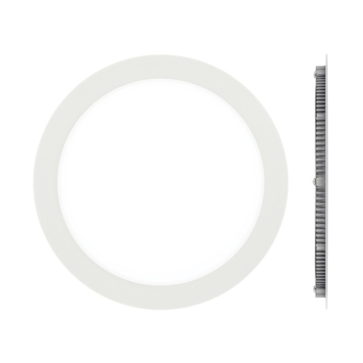 copy of Φωτιστικό χωνευτό led slim Φ225 20W 6500K λευκό EUROLAMP