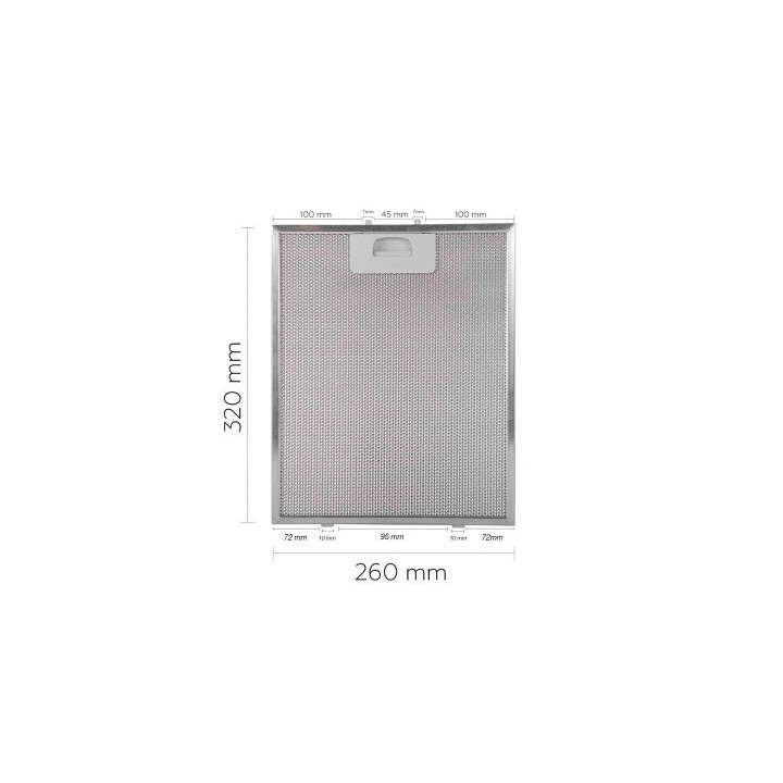 Φίλτρο μεταλλικό απορροφητήρα TEKA replica TEKA APFIL0103r