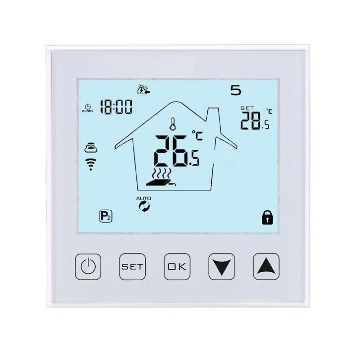 copy of Θερμοστάτης χώρου ψηφιακός εβδομαδιαίος 09BW WIFI EUROLAMP