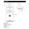Κάδος φριτέζα αέρος 9Lt Air Fryer IZ-8227 IZZY original IZZY FRKAD0007