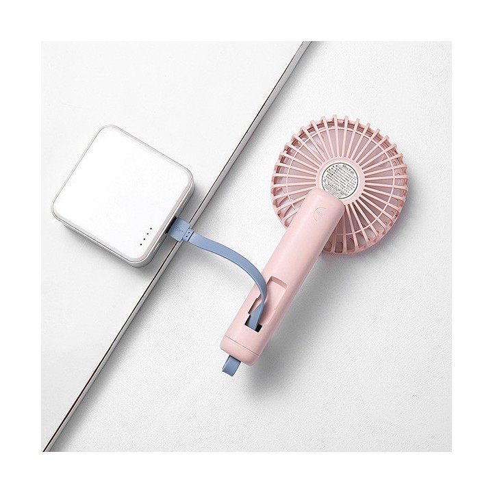 copy of Ανεμιστήρας χειρός επαναφορτιζόμενος Φ10 USB με βάση κινητού