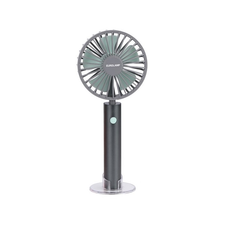copy of Επιτραπέζιος – χειρός ανεμιστήρας επαναφορτιζόμενος μώβ χρώματος με σύνδεση USB και βάση κινητού EUROLAMP EUROLAMP 30...