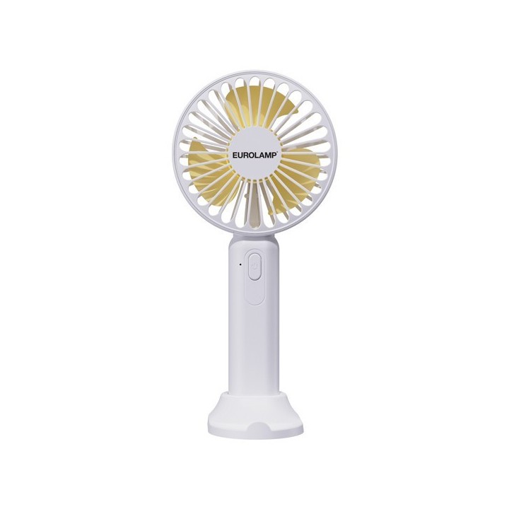 Ανεμιστήρας χειρός επαναφορτιζόμενος με σύνδεση USB EUROLAMP EUROLAMP 300-20551