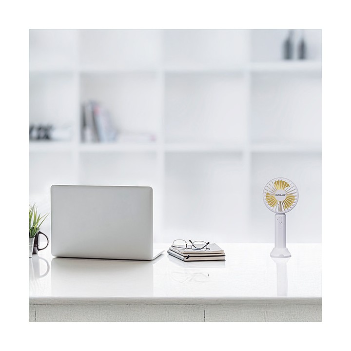 Ανεμιστήρας χειρός επαναφορτιζόμενος με σύνδεση USB EUROLAMP EUROLAMP 300-20551