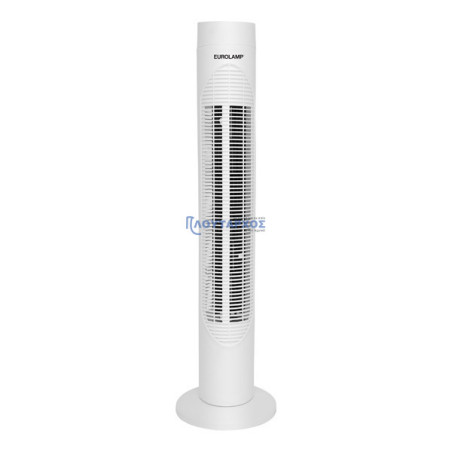 Ανεμιστήρας πύργος λευκός με κοντρόλ 50W 83cm EUROLAMP EUROLAMP 300-24552