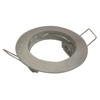 Σπότ σταθερό χωνευτό για GU10 λαμπτήρες νικέλ EUROLAMP 147-52612