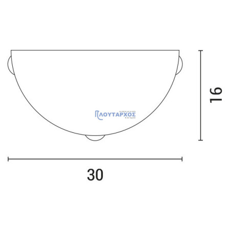 Απλίκα τοίχου Φ30 E27 μελί-μπρονζέ EUROLAMP EUROLAMP 145-22413