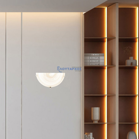 Απλίκα τοίχου Φ30 E27 μελί-μπρονζέ EUROLAMP EUROLAMP 145-22413