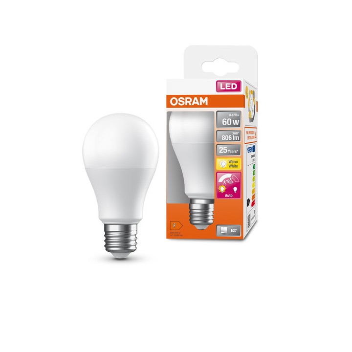 Λάμπα led εντομοαπωθητική 8.8W E27 A60 3000Κ LEDVANCE OSRAM A60830LDA