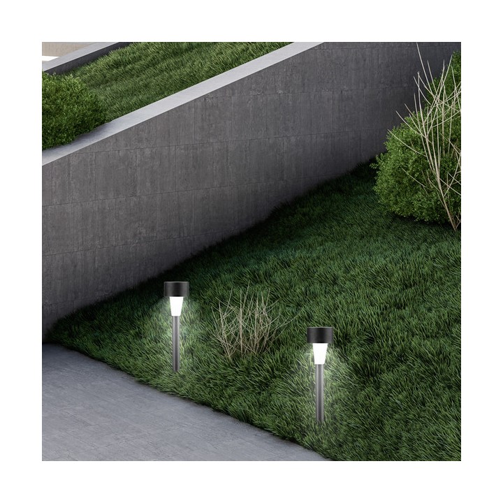 copy of Σποτ φωτιστικό ηλιακό κήπου καρφωτό κινητό μαύρο EUROLAMP