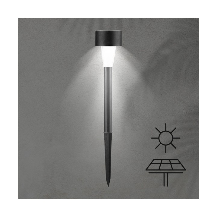 Σποτ φωτιστικό ηλιακό κήπου καρφωτό μαύρο EUROLAMP EUROLAMP 145-20853